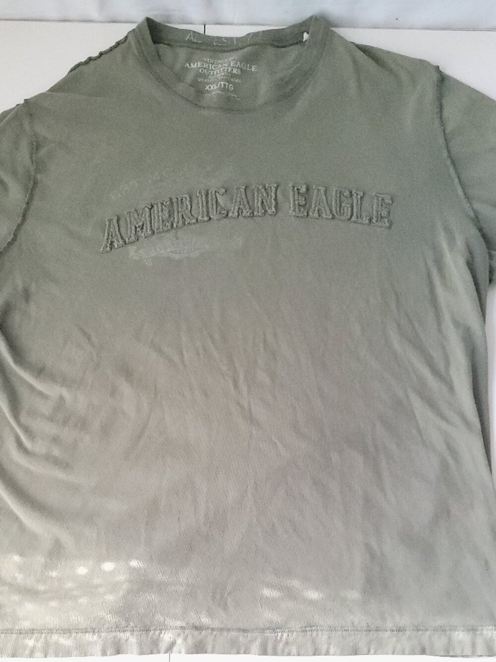 American Eagle Outfitters Mens Vintage Fit Graphic Tee Green XXL